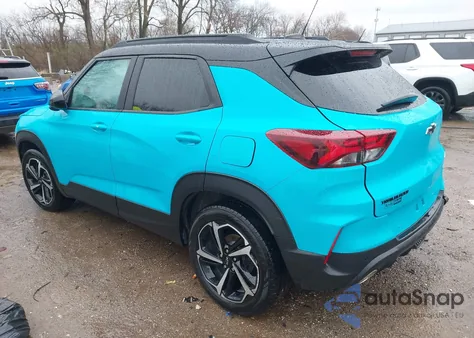 2021 Chevrolet Trailblazer Fwd Rs из США, поврежденный, VIN KL79MTSL4MB038195